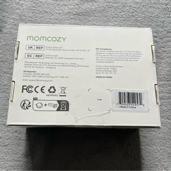 Momcozy Portable Cordless Bottle Warmer MW03 Double Leak-Proof Travel Bottle - Picture 3 of 5
